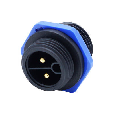 ماژول نصب پانل عقب مردانه M20 2-4 Pin Screw Type Waterproof LED IP67 Connectors
