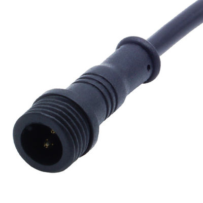 PA66 نوع پیچ کنتاکتور ضد آب M12 آرنج سر برای قدرت الکتریکی IP68